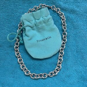 Tiffany silver chain necklace